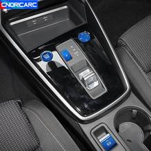 Car Handbrake Gear Shift Panel Buttons Decoration Cover Trim For Audi A3 2021 Engine Start Button Sticker Interior Accessories 2024 - buy cheap