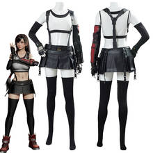 Disfraz de Final Fantasy VII, disfraz de Tifa, Lockhart, uniforme, Top + falda, para carnaval y Halloween, traje de lujo personalizado 2024 - compra barato