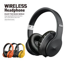 Tourya-auriculares inalámbricos B4 con Bluetooth, cascos con micrófono, estéreo de graves, compatible con tarjeta TF, para música de PC y teléfono inteligente 2024 - compra barato