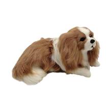 Реалистичная собака «Чарли», имитация на удачу, собака, пудель, плюшевые игрушки, фигурка, собака, плюшевые мягкие игрушки для детей и взрослых, имитационная модель 2024 - купить недорого