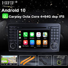 Radio con GPS para coche, reproductor con Android 10, IPS, 4G, 8 núcleos, DVD, para Mercedes Benz GL, clase ML, W164, ML350, ML500, X164, GL320 2024 - compra barato