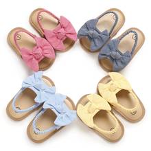 Sandalias para bebés y niñas, zapatos antideslizantes para lazada de Princesa, zapatos de verano para recién nacidos 2024 - compra barato