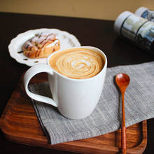 JDZ Handmade Ceramic Coffee Cup Pure White Creative Irregular Shaped Porcelain Tea Cup Coffee Cup from China 2024 - купить недорого