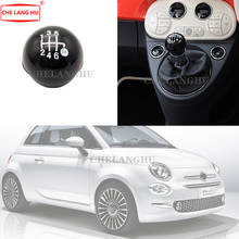 For Fiat 500 2016 2017 2018 2019 Car-styling 6 Speed Gear Shift Stick Knob Level 2024 - buy cheap