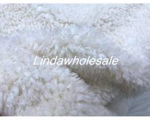 High-grade thickening imitation lambskin cloth plush fur autumn and winter curly wool fabric160cm*45cm/pcs 2024 - buy cheap