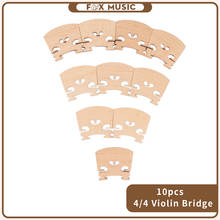 10 Uds violín 4/4 reemplazo de madera de arce para 4/4 violín puente accesorios de violín nuevo conjunto 2024 - compra barato