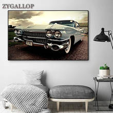 Vintage Car Wall Posters And Prints Classic Retro Car Picture HD Print Canvas Painting Car Wall Art For Living Room Decor Cuadro 2024 - buy cheap