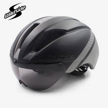 Wildside Aero helmet tt time trial cycling helmet men goggles race road bike helmet with lens Casco Ciclismo bicycle equipment 2024 - buy cheap