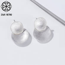 Pendientes de suspensión geométricos para mujer, aretes góticos sencillos, Color gris y plateado, accesorios brinco 2024 - compra barato