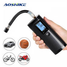 AOSHIKE Digital Mini Car Air Compressor Pump Portable Handheld Car Tire Inflator Electric Air Pump with LED Light & Power Bank 2024 - buy cheap