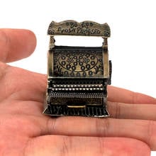 1/12 Dollhouse Miniature Accessories Mini Vintage Cash Register Model for Doll House Decoration ob11 2024 - buy cheap