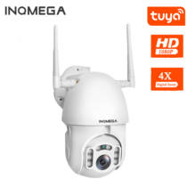 INQMEGA-cámara IP PTZ de 1080P, videocámara inalámbrica con seguimiento automático, WiFi, vigilancia de seguridad al aire libre, impermeable, TUYA 2024 - compra barato