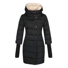 Winter Jacket Women High Collar Hooded Cotton-padded Parka Female Long Quilted Coat Plus Size 4XL Fashion Clothes 2021 Brand 2024 - buy cheap