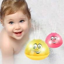 HOT Funny Newborn Bath Toys Baby Electric Induction Sprinkler Ball Light Music Kids Water Play Ball Bathing Toys Gifts 2024 - buy cheap