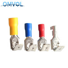 20pcs Insulated Piggy Back Splice Wire Cable Connector 6.3mm Crimp Electrical Terminals 2024 - buy cheap