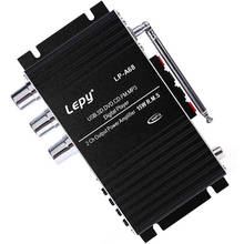 2ch Output Power Amplifier Car Digital 2x15W RMS Motor Mini Amplifier With Remote Control USB MP3 Media SD Card FM DVD 2024 - buy cheap
