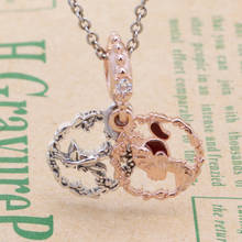 Женское Ожерелье DoDoFly S925 из стерлингового серебра с розовым золотом 2024 - купить недорого