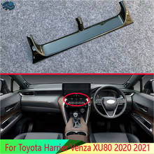 For Toyota Harrier Venza XU80 2020 2021 ABS Chrome Air Vent Intermediate outlet Cover Dashboard Trim Bezel Frame Molding Garnish 2024 - buy cheap