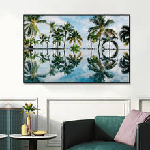 African Coconut Tree Seascape Posters and Prints Wall Art Canvas Painting Maple Forest Pictures for Living Room Home Decoration 2024 - buy cheap