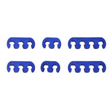 6Pcs Blue Spark Plug Wire Separators 7mm 8mm 9mm Universal For Chevy Ford 2024 - buy cheap