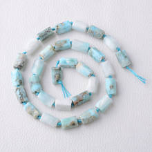 Women's 6-8mm Natural Larimar Freeform Nugget stone Loose Beads 15"Strands 2024 - buy cheap