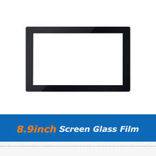 Película de vidro temperado para impressora 3d, 8.9 polegadas, uv, tela lcd, wanhao d8 dlp, cura leve, peças da impressora 2024 - compre barato