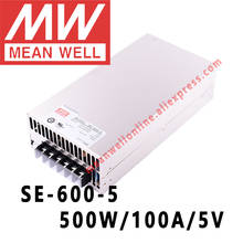 Mean Well-fuente de alimentación de salida única SE-600-5, 500W/100A/5V CC, tienda en línea meanwell 2024 - compra barato