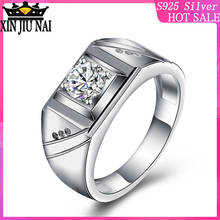 18K white gold plated diamond stone big men's ring wedding couples ring set men's diamond ring 2024 - buy cheap