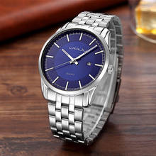 CRRJU mens watches top brand luxury Stainless Steel Minimalist classic Watch Men Casual Quartz Sport Watch new relogio masculino 2024 - buy cheap