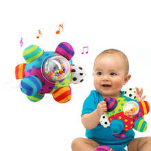 Baby Toy Fun Little Loud Bell Baby Ball Rattles Toy Develop Baby Intelligence Grasping Toy Hand Bell Rattle Toys For Baby Infant 2024 - купить недорого