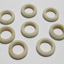 50 Natural Untreated Plain Wooden Round Ring Beads 24mm 2024 - buy cheap