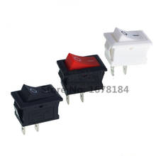 100pcs KCD11 Rocker Switch 10*15mm Mini Push Button Switch ON-OFF / ON-OFF-ON 2 Pins / 3 Pins 3A 250VAC / 6A 125VAC 10x15mm 2024 - buy cheap