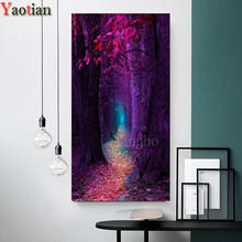 Full Square Drill 5D DIY Round Diamond Painting "Mysterious Forest " 3D Embroidery Set Cross Stitch Mosaic Painting Decor Gift 2024 - buy cheap