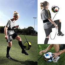 Тренировочный мяч для футбола, тренировочное оборудование для тренировки, контроль навыков, тренировочный ремешок для футбола, долговечный эластичный ремешок для возврата 2024 - купить недорого