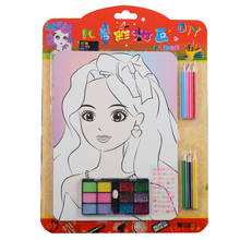 Pintura de graffiti hecha a mano para niños, conjunto de juguetes de dibujo colorido, creativo, maquillaje de seguridad 2024 - compra barato