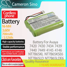 CameronSino Battery for Avaya 7420 7430 7434 7439 7440 4146 4145 7449 fits Nortel NT7B65KL NT7B65KSE6 Cordless phone Battery 2024 - buy cheap