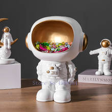 Creative Astronaut Storage Ornaments Desktop Organize Crafts Decoration Cartoon Modern Home Living Room Astronaut Accessories 2024 - buy cheap