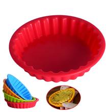 Flower -Shaped round Silicone Mold Birthday Cake Mold Chiffon Mousse Household Hand Cake Baking Tray Tools 2024 - buy cheap