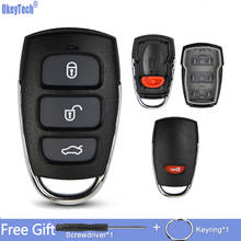 Модифицированный Корпус для автомобильного ключа OkeyTech 3/4 кнопок для Hyundai Elantra Sonata I10 для Kia Sorento Cerato Forte Fob ЗАМЕНА 2024 - купить недорого