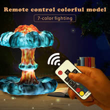 Lâmpada noturna em forma de cogumelo, luz noturna 3d, com carregamento usb, regulagem de cores, proteção para os olhos, luz noturna 2024 - compre barato