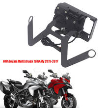 Soporte de montaje para GPS y teléfono inteligente, adaptador de montaje para Ducati Multistrada 1200 My 2015/16/17 2024 - compra barato