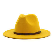 Sombrero de Fedora con cinturón para hombre y mujer, sombrero de ala ancha, Panamá, de viaje al aire libre, Pop, para adultos, Unisex, 2019 2024 - compra barato