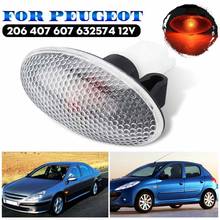 12V Car Side Marker Light Repeater Lamp Turn Signal Lamps Side Indicator 632574 For Peugeot 206 407 607 2024 - buy cheap