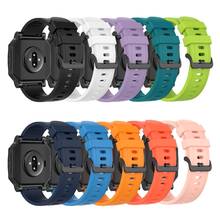 20 mm Sport Silicone Strap For-Amazfit Neo Smart Watch Replacement Accessories Fashion Pure Color Adjustable Wrist Band Strap 2024 - buy cheap