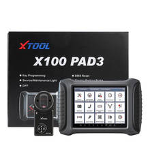Xtool-programador de chave de tablet x100 pad3 x100 pad 3, profissional, com kc100 e simulador de chave inteligente, suporta vários idiomas 2024 - compre barato