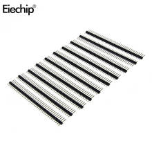 100pcs 2.54mm Single Male Pin Header Connector 1x40 Single Row 2.54 Breakable 40 Pins Connector Strip Board Module For Arduino 2024 - buy cheap