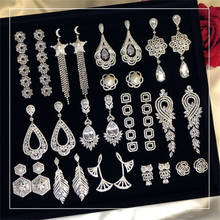 Hyperbole Fine Jewelry Drop Earrings For Women Solid 925 Silver Long Tasssels Earring Cubic Zirconia Bridal Wedding Aretes 2024 - buy cheap