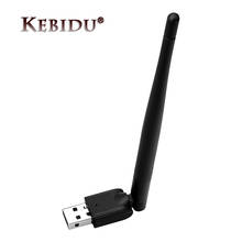 Kebidu-Adaptador USB WIFI de 150Mbps, tarjeta de red inalámbrica USB 2,0, 802,11 B/g/n, LAN, adaptador de receptor Dongle WiFi de 2,4G 2024 - compra barato