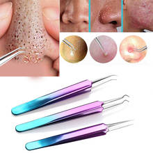 Stainless Steel Acne Needle Pimple Needle 3 Type Blackhead Remover Acne Clip Tweezer Extractor Tool face Care Facial Care Tool 2024 - buy cheap