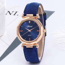 Luxury Fashion Women Watches Bracelet Casual Watch Women's Leather Analog Quartz Crystal Wristwatch Reloj Mujer 2024 - buy cheap